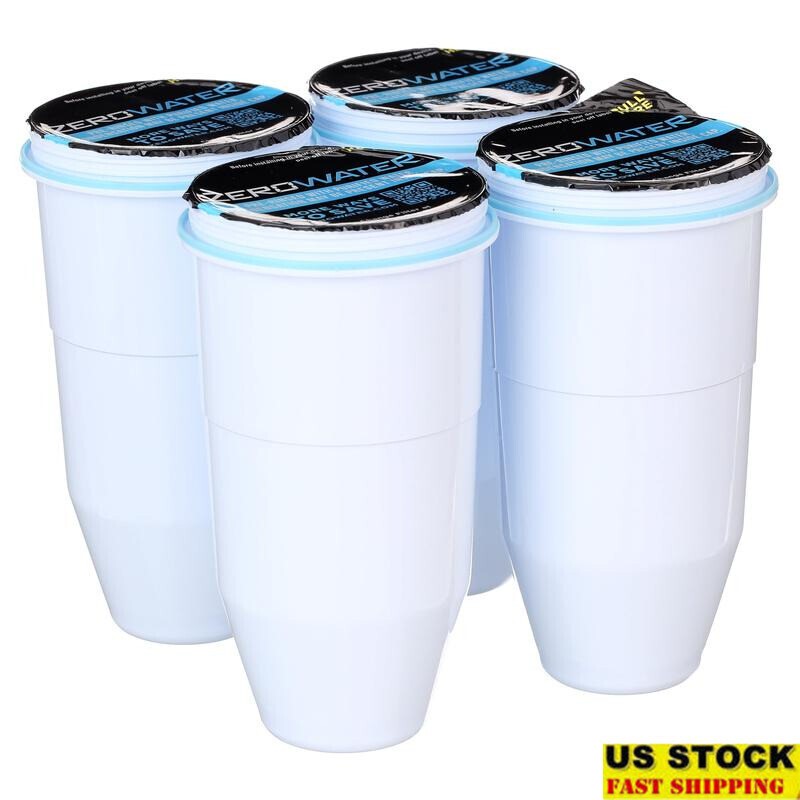 5-Stage Water Filter Replacement 4 Pack – Reduces TDS Lead Mercury PFOA PFOS