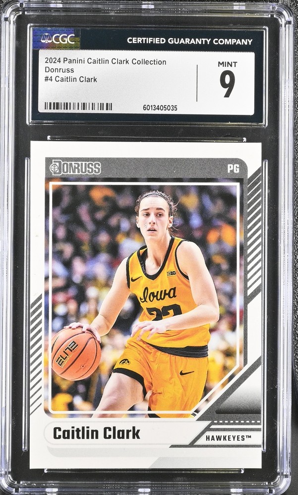 2024 Panini Caitlin Clark Collection Caitlin Clark #4 Donruss Basketball CGC 9
