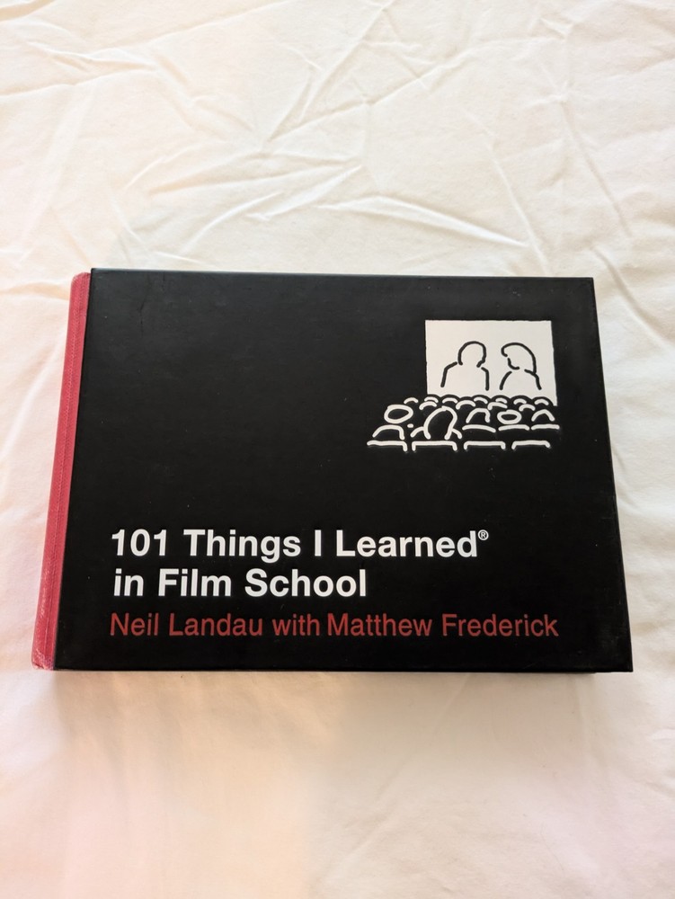 101 Things I Learned in Film School Hardcover Book by Neil Landau