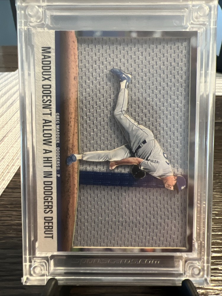 2024 Jersey Fusion/ProFusion Greg Maddux 6/10 GM Used Jersey Dodgers