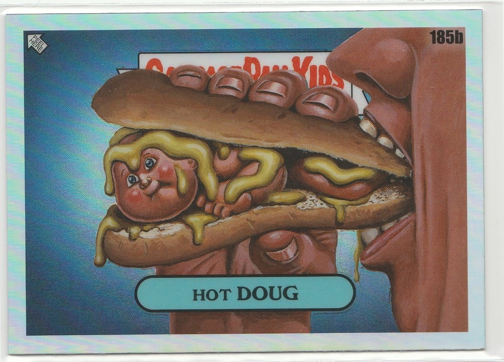 Hot Doug #185b Refractor Garbage Pail Kids 2022 Chrome Series 5 CS5 Rare