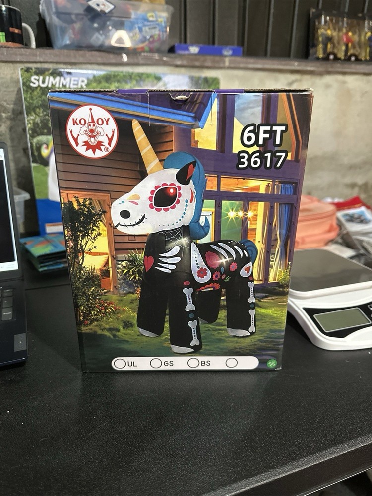 Magical Unicorn Halloween Inflatable Decoration for Yard