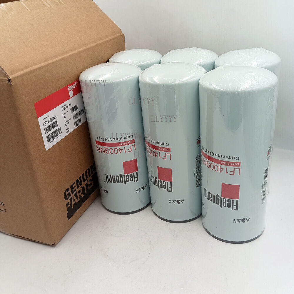 6PCS Replaces Fleet guard LF14009NN Oil Filter L9 B6.7 C8.3 Oil Filter LF9009