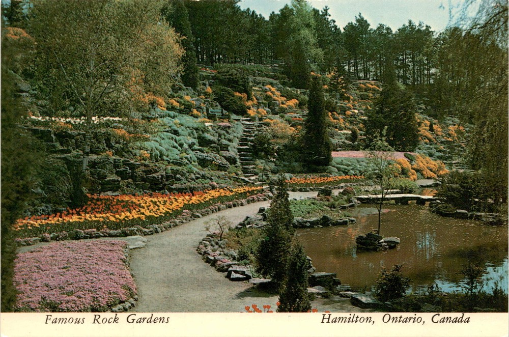 Rock Gardens, Hamilton, Ontario, Canada, Royal Specialty Sales, Postcard