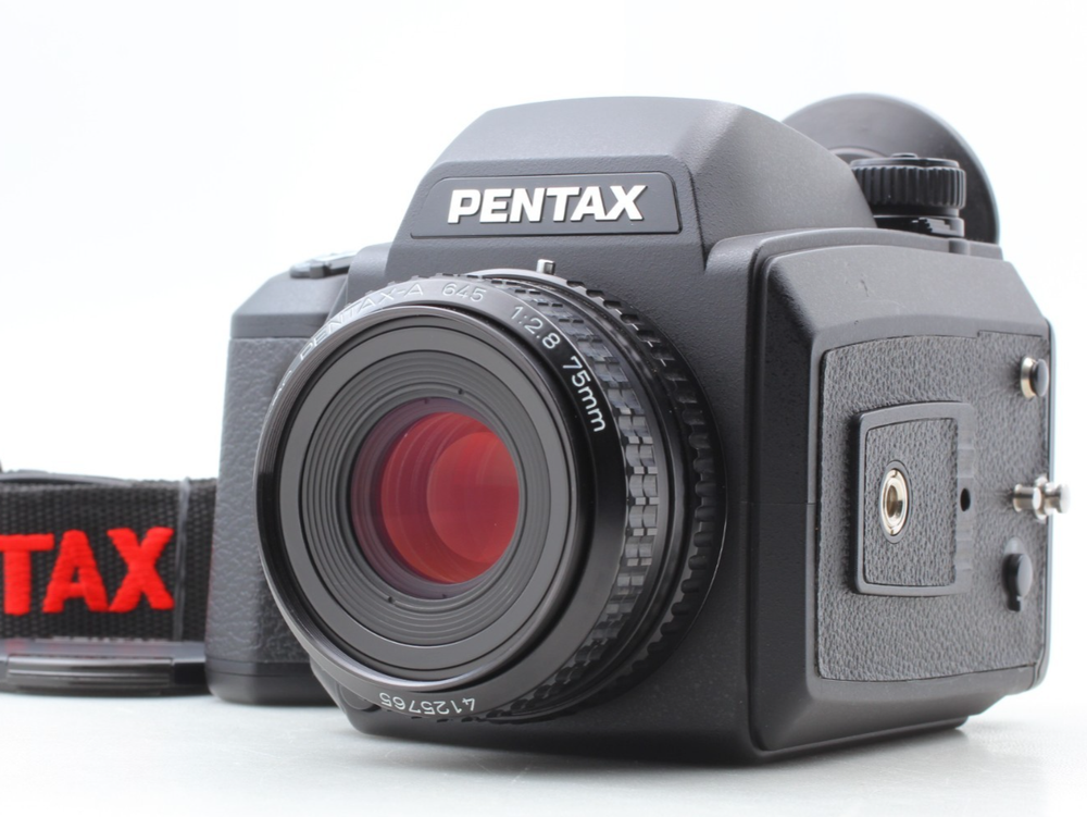 [ MINT+++ ] Pentax 645NII N II Film Camera w/smc Pentax A 75mm f/ 2.8 Lens JAPAN