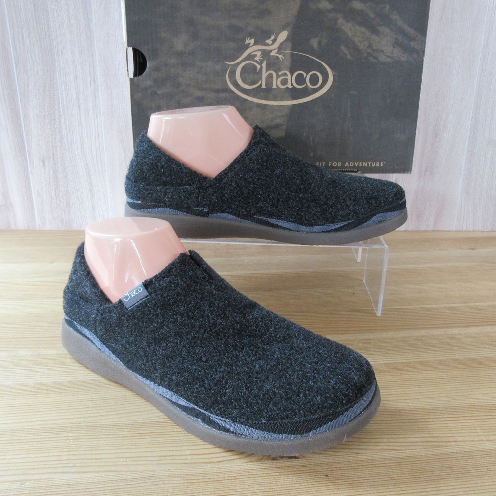 Chaco Revel Womens 7 M Black Felt Slip-On Moccasin Loafers JCH108362