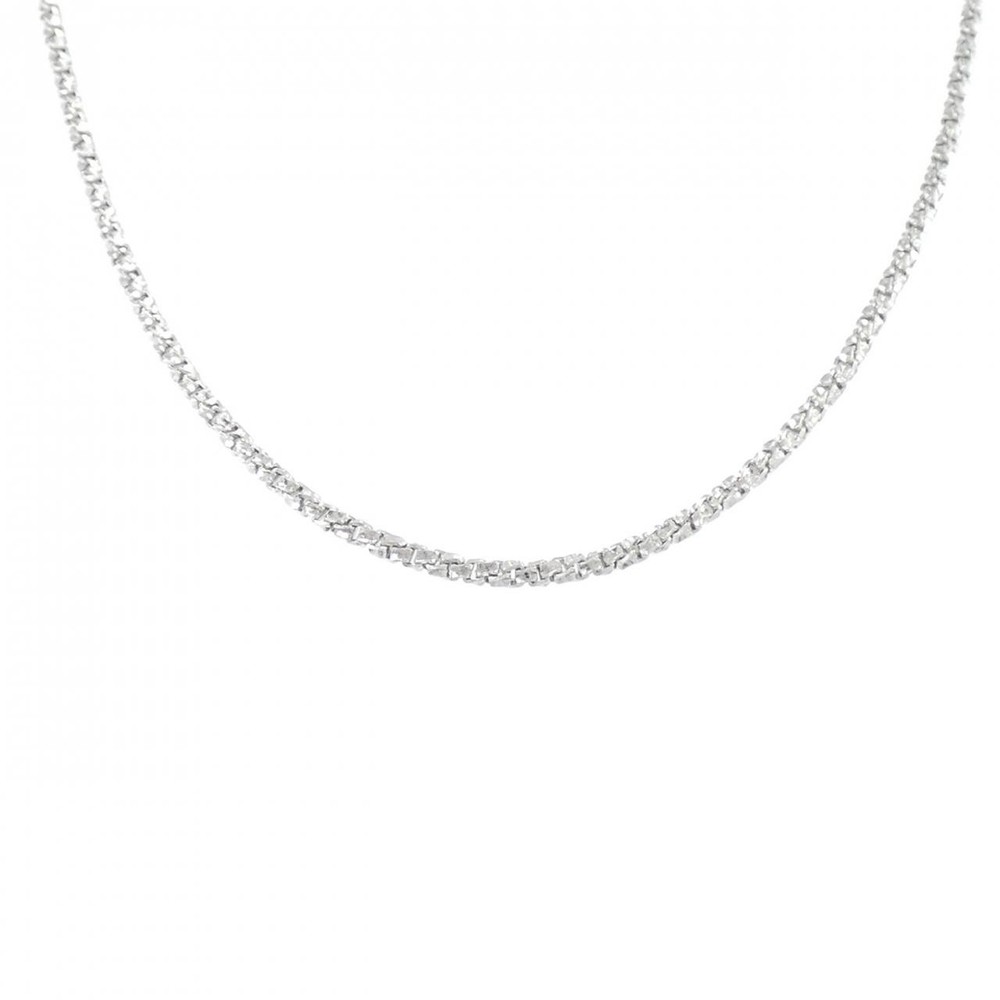 Authentic K18WG Chain Necklace  #230-000-251-5242