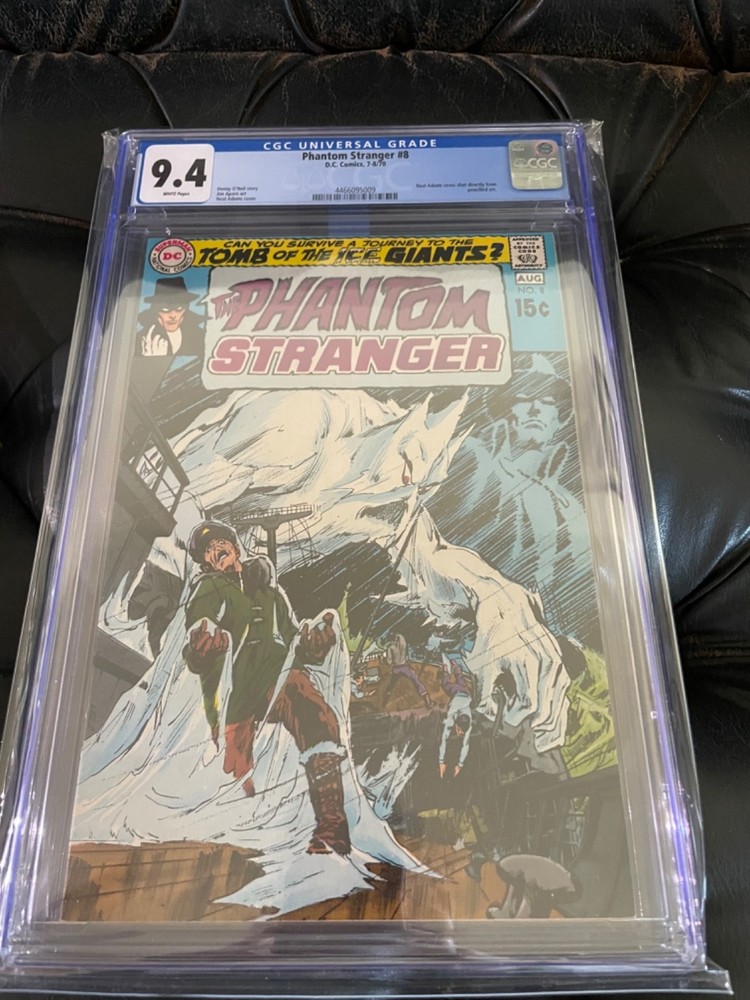 The Phantom Stranger #8 CGC 9.4 white pages (DC Comics July-August 1970)