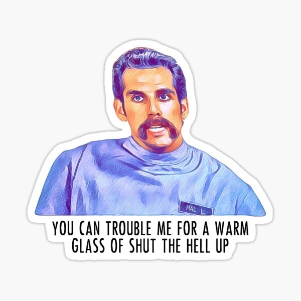 Happy Gilmore Shut The Hell Up Vinyl Die Cut Sticker