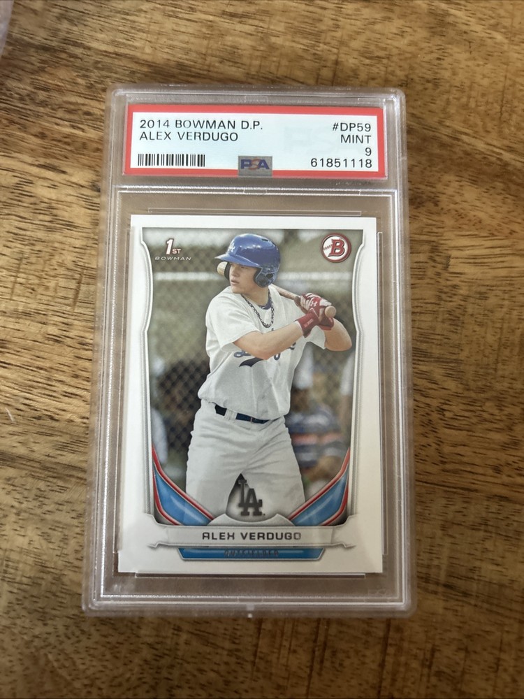 2014 Bowman Chrome Draft Picks Alex Verdugo #CDP59 1st Bowman RC PSA 10 Gem Mint