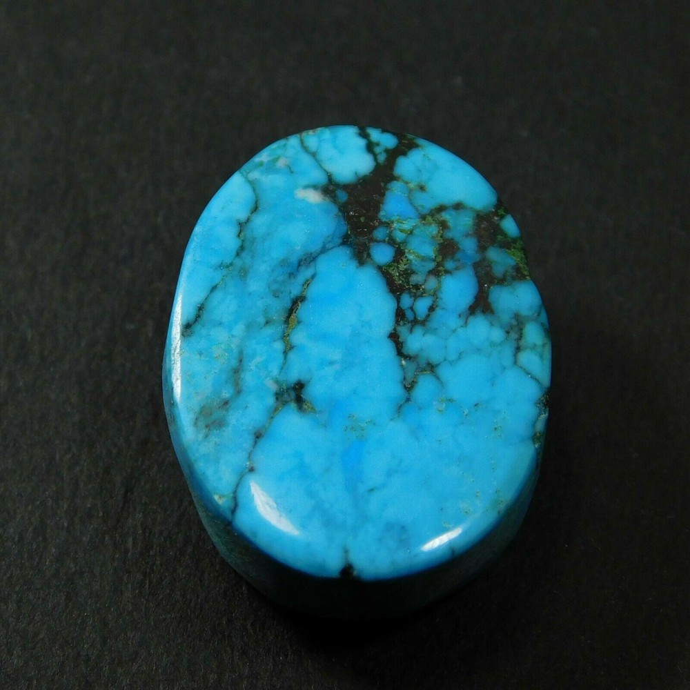 A++ 31.85 Ct Natural USA Turquoise Oval Cabochon Loose Gemstone Certified