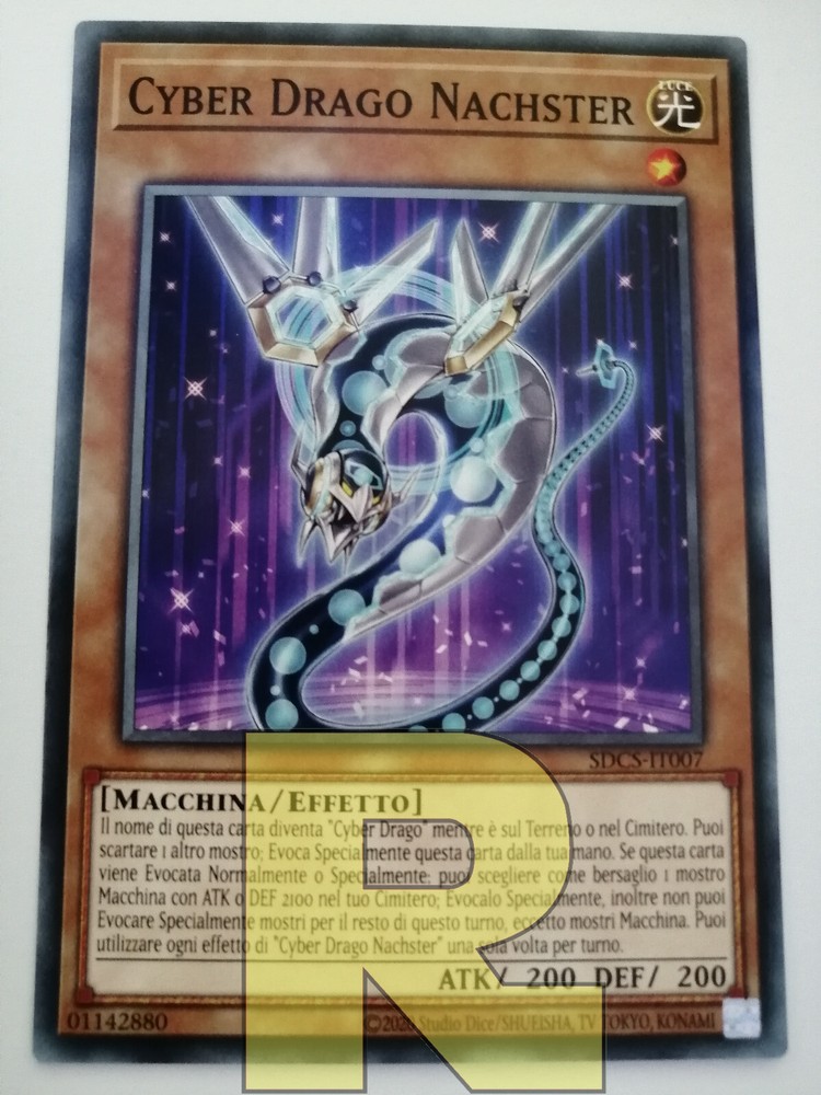 Cyber Drago Nachster SDCS-IT007 Italian Common Cyber Dragon Card-image