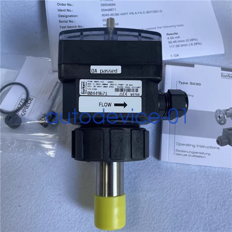 1pcs NEW Burkert electromagnetic flowmeter FLOW 8045 SST SHORT 00449671