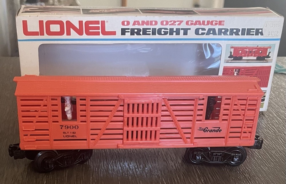 Lionel Train Outlaw Car 6-7900. Original Box Included!