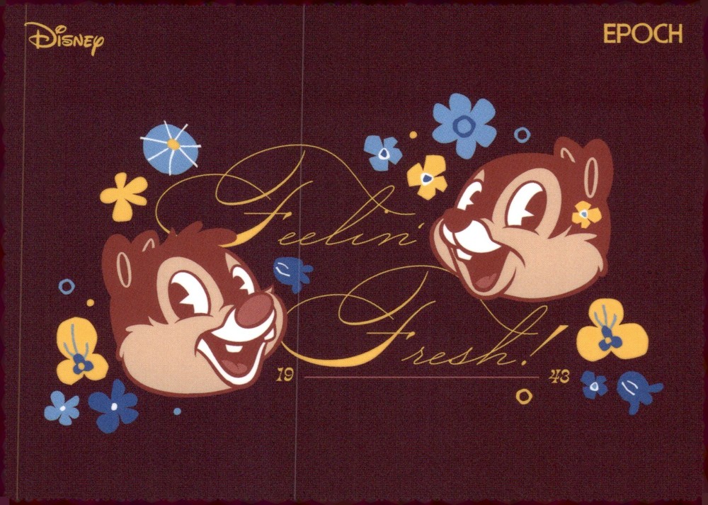 2024 EPOCH Premier Disney Pixar Chip and Dale Feelin Fresh Card 07
