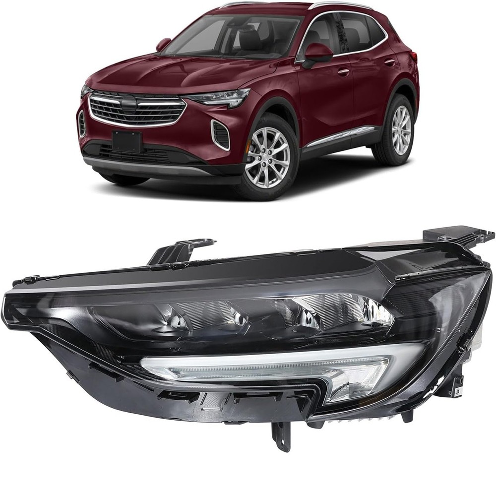 Left Driver Full LED Headlight Assembly Headlamp For 2021-2023 Buick Envision