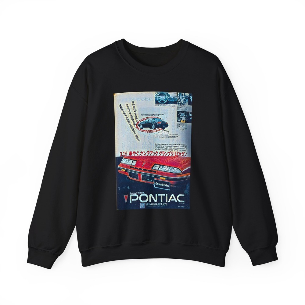 Pontiac Grand Prix Graphic Print Art LS Unisex Heavy Blend™ Crewneck Sweatshirt