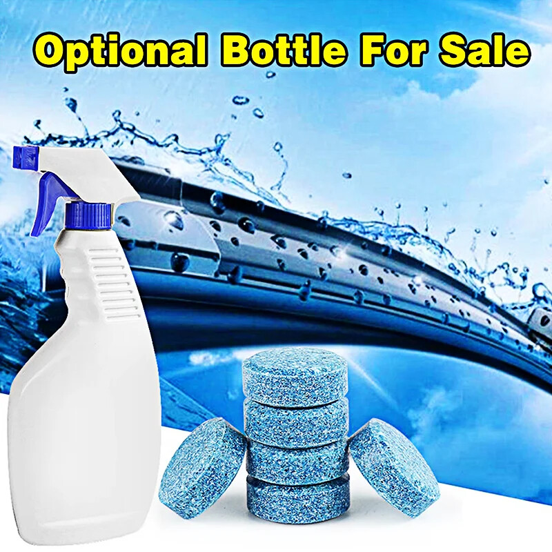 Solid Car Windshield Cleaner Effervescent Tablets Detergent Concentrate