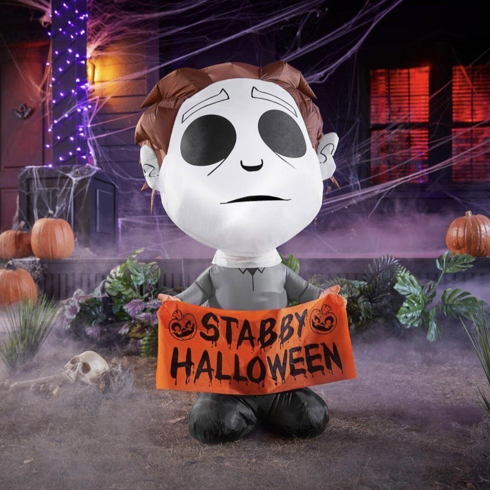 3.5 Ft Gemmy Stabby Michael Myers Halloween Inflatable Yard Decoration