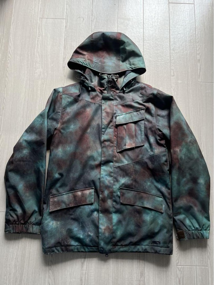 Volcom Snowboard Jacket Mens Size S Camo