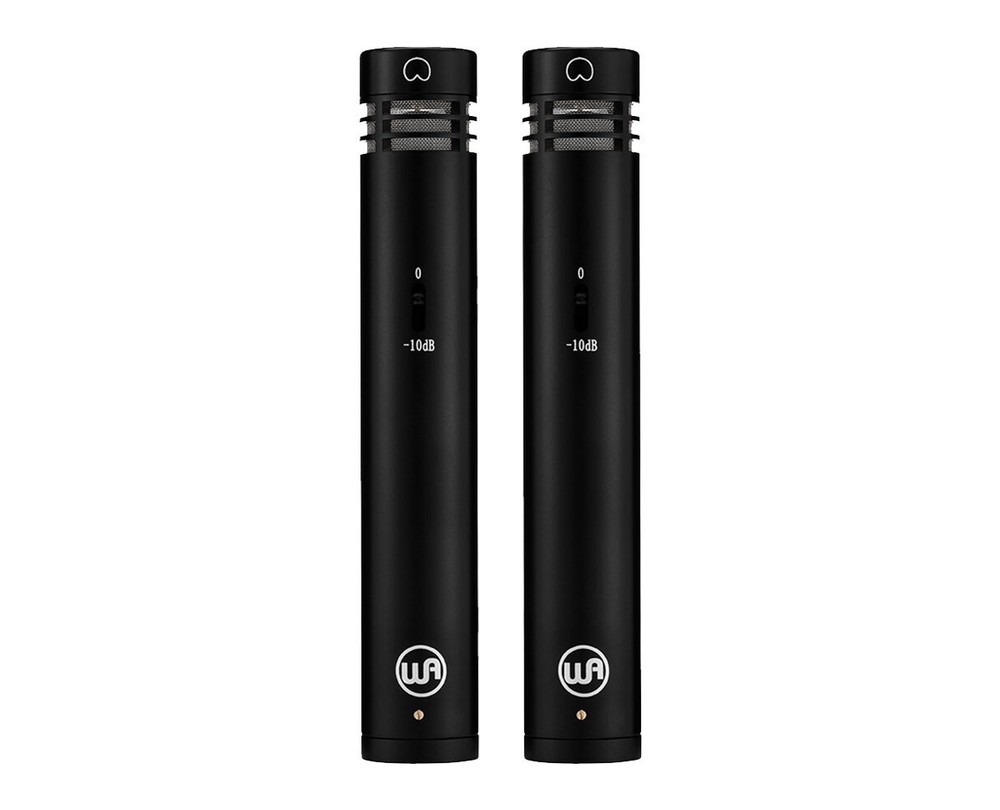 Warm Audio WA-84 Cardioid Diaphragm Condenser Microphone Stereo Pair Black