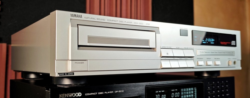 VERY Rare & Beautiful Yamaha CDX-500 NS Series CD Player ~ Burr Brown PCM56P DAC