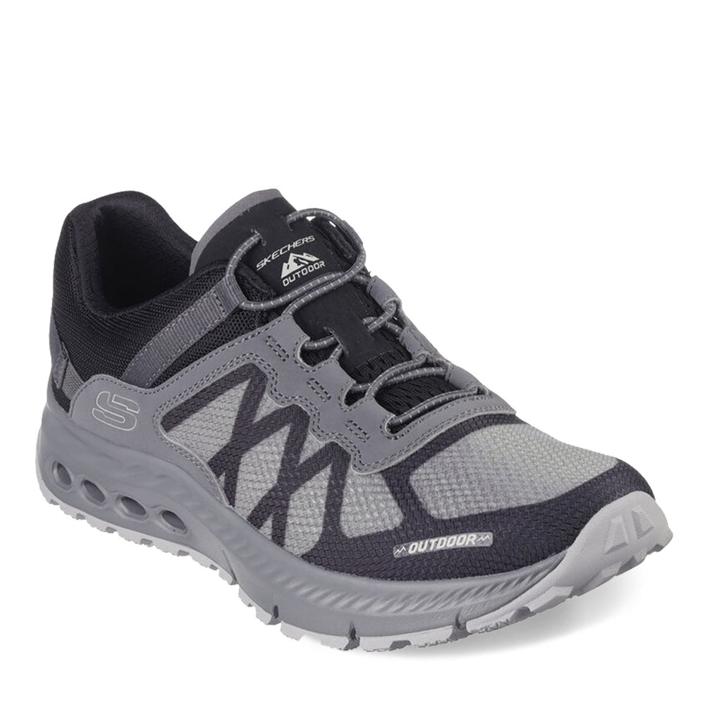 Women's Skechers, Glide-Step Breeze Hiking Shoe 180152-GYBK Grey Black Mesh Synt