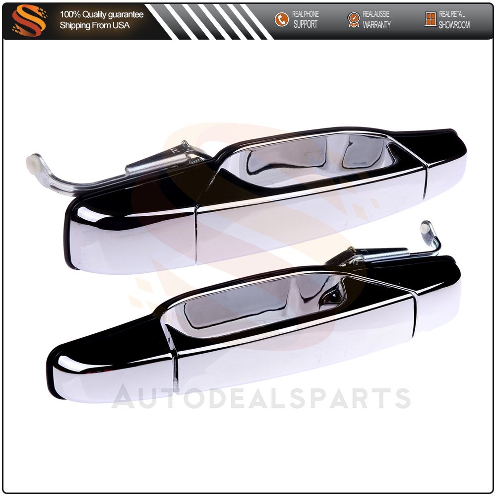 07-13 Chevy GMC Pickup Truck Chrome Rear Left Right Door Handles