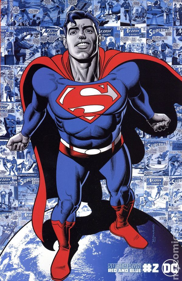 Superman Red and Blue #2B Bolland Variant NM 2021 Stock Image