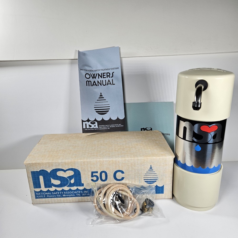NSA 50C Bacteriostatic Water Filtration Treatment Unit Canister NSA50C New