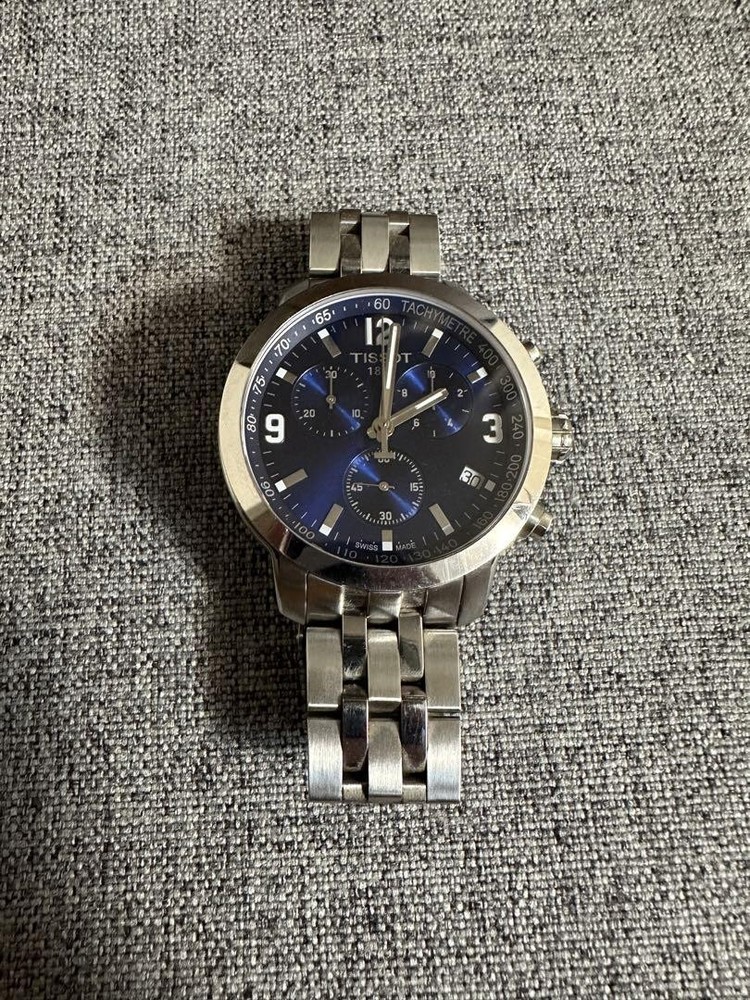 TISSOT PRC200 T055.417.11.047.00 Men's Quartz Round Silver W41mm Analog With Box
