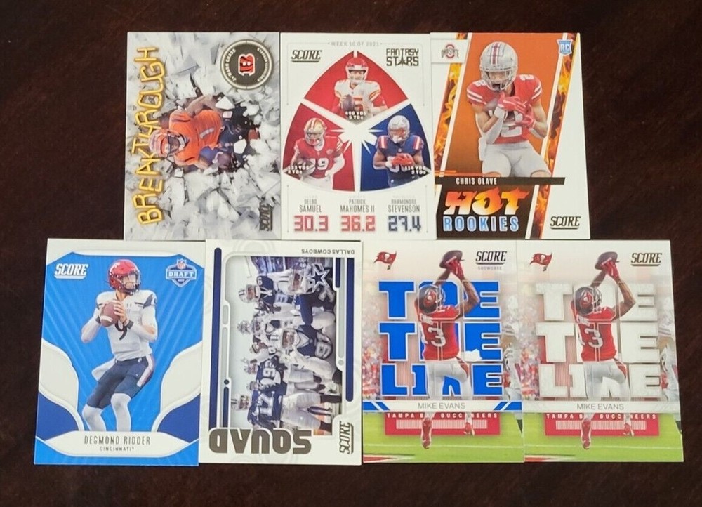 2022 Score Fantasy Stars Kyler Murray Javonte Williams George Kittle FS13 Football Card