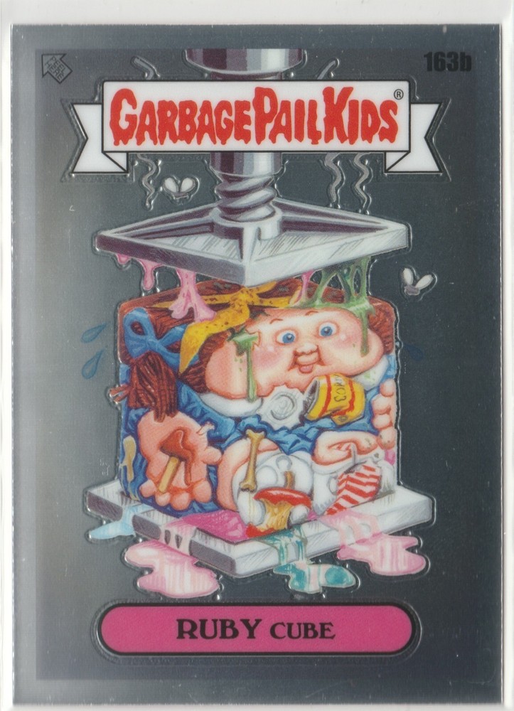 Ruby Cube 163b Garbage Pail Kids GPK 2021 Chrome Series 4 CS4 Rare Card