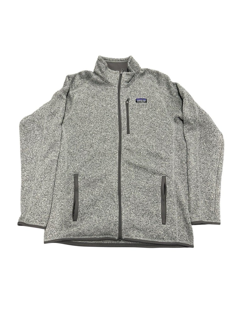 PatAGONIA Better Sweater Mens XL Full Zip Fleece Jacket Stonewash Grey 25527