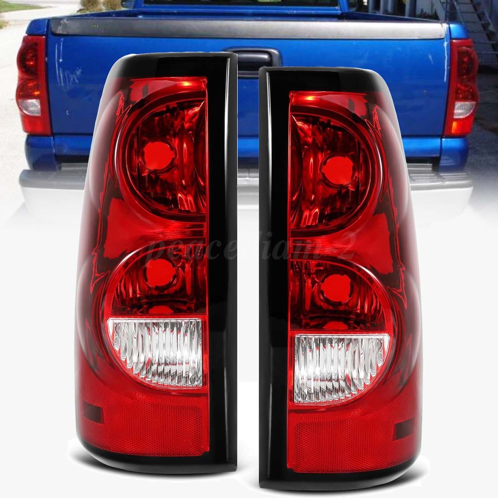 LED Tail Lights Pair for 99-06 Chevy Silverado 1500-3500 & 99-03 GMC Sierra