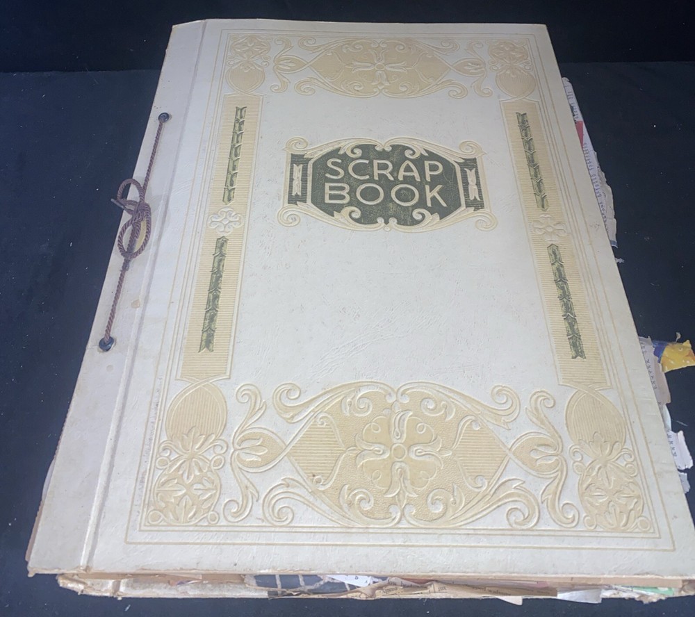 1950s Scrapbook with Vintage Recipes Cartoons and Betty Crocker Tips from Woman’s Home Companion