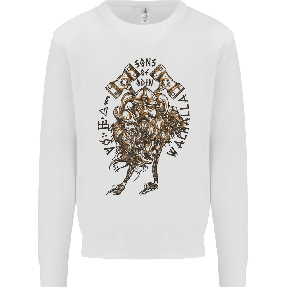 Sons of Odin Viking Valhalla Warrior Mens Sweatshirt Jumper