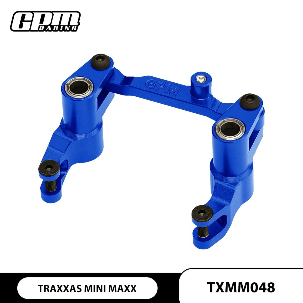 GPM 7075 Alloy Front Bellcrank Steering Assembly For TRAXXAS Mini Maxx