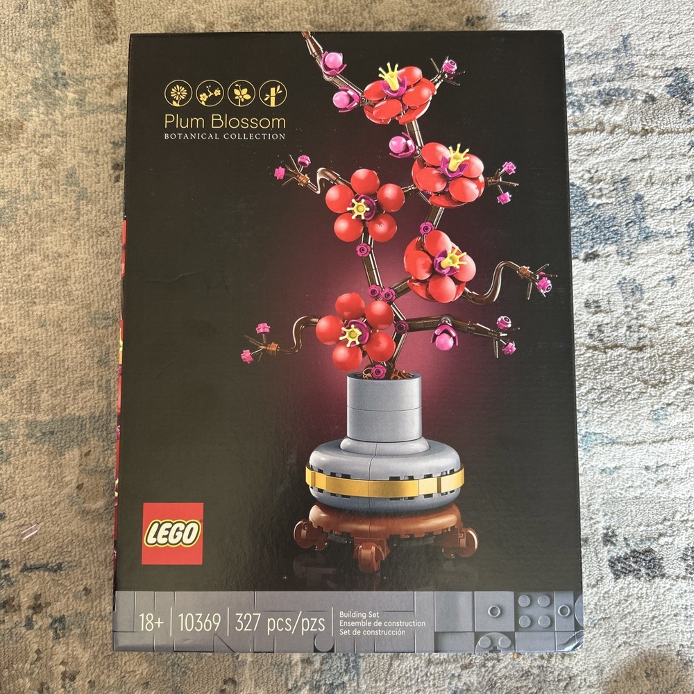 Lego Botanical Collection Plum Blossom 10369 Flower Building Set  