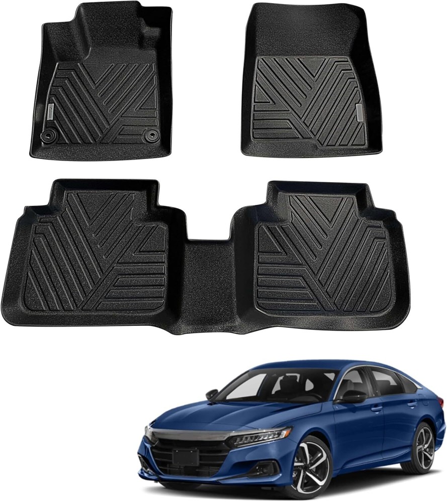 2018-2022 Honda Accord TPE 3D Floor Mats - Waterproof 3-Piece Set