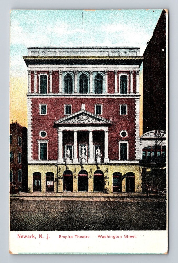 Newark NJ-New Jersey, Empire Theatre Washington Street Vintage Postcard