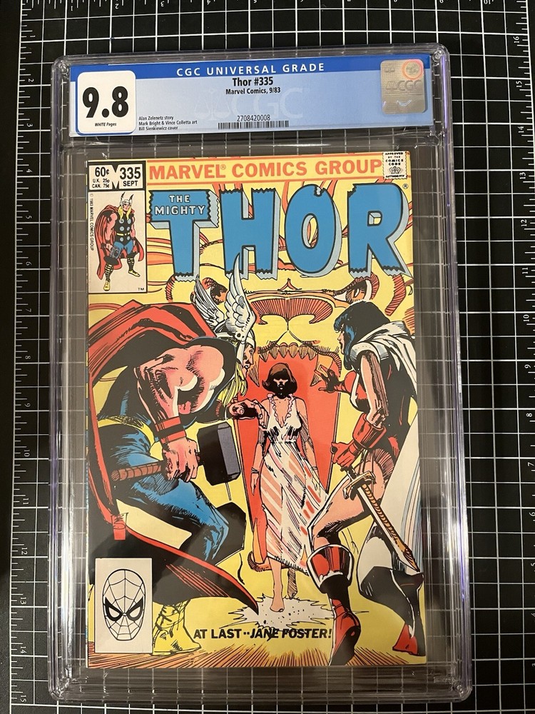 The Mighty Thor 335 (Marvel Comics September 1983)CGC 9.8 2708420008 WHITE Pages