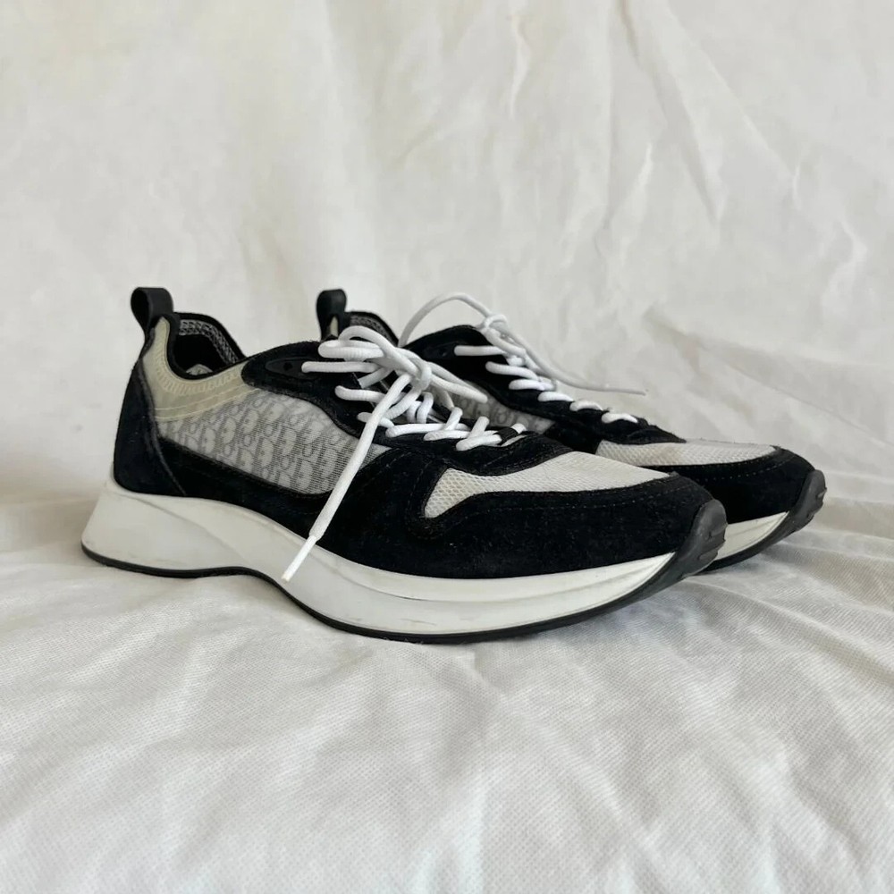 Dior Oblique Canvas B25 Runner Sneaker in US10.5 Size 43.5