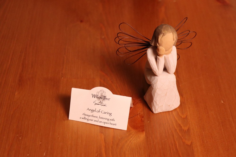 Willow Tree NWT Angel of Caring small wooden figurine heartfelt gift
