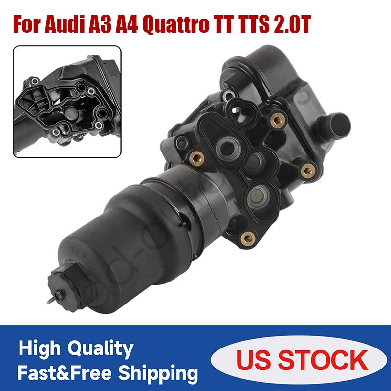 Engine Oil Filter Housing Assy For Audi A3 A4 TT VW Jetta Golf GTI Passat 2.0T