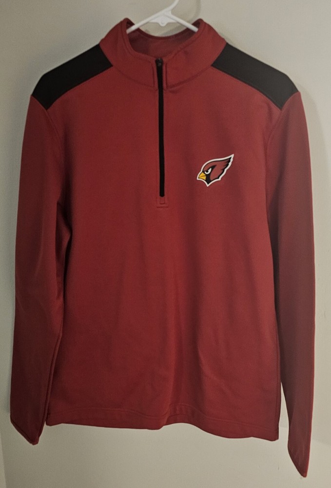 AZ Cardinals NFL Licensed Poly Pullover Zip Hoodie for Fans