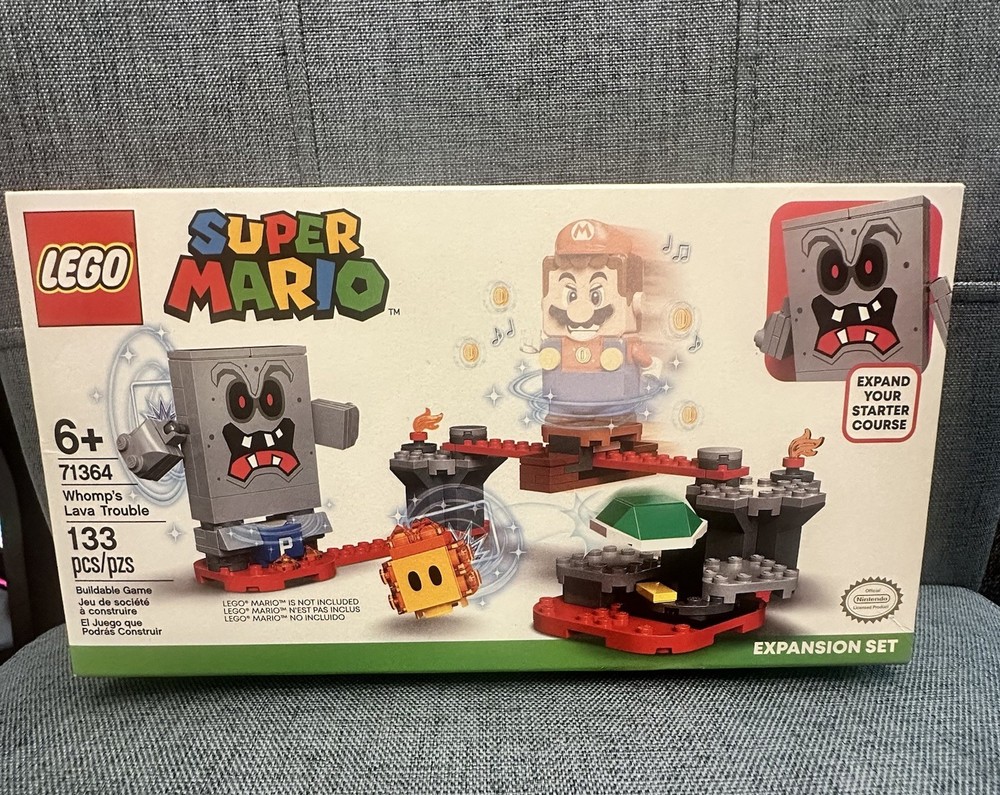 LEGO Super Mario Whomps Lava Trouble Expansion Set 71364 Building Kit New