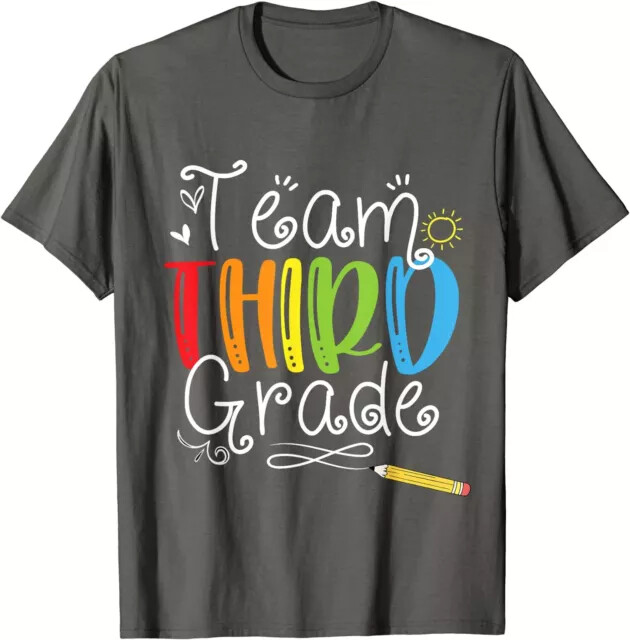 Back To School Team Third Grade School Humor Gift Unisex T-Shirt-image