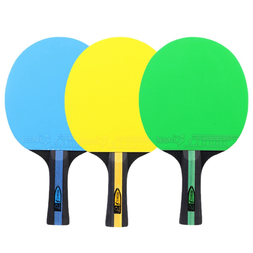 Long Handle Table Tennis Racket Ping Pong Paddle Professional Rubber Coating