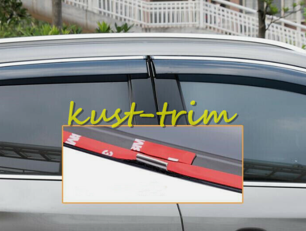 Window Visor Vent Shades Sun Rain Guard cover 4X FIT FOR Lincoln MKZ  2016-2019